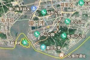 廈門市地圖