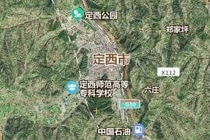 定西市地圖
