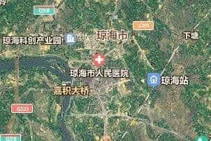 瓊海市地圖