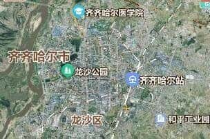 齊齊哈爾市地圖