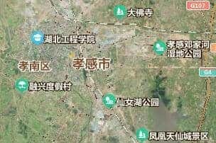 孝感市地圖