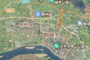 荊州市地圖