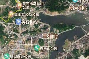 黃石市地圖