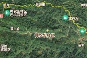 神農架林區地圖