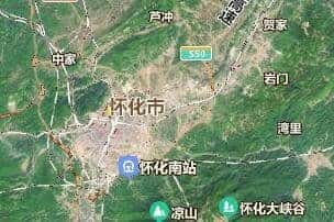 懷化市地圖