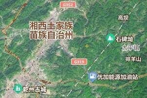 湘西州地圖