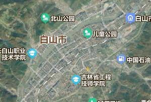 白山市地圖