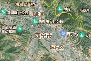 西寧市地圖