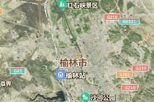 榆林市地圖
