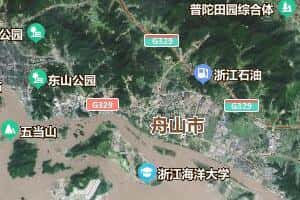 舟山市地圖